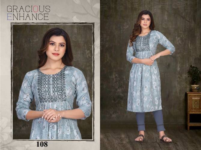 Beauty Queen Sequence 1 Designer Fancy Ethnic Wear Kurti Collection